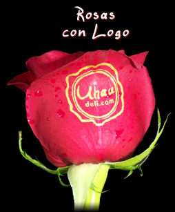 Rosas con Logo Impreso
